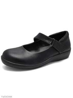 Women's Mary Jane Ballet Flats Adjustable Strap Arch Support Work Shoes